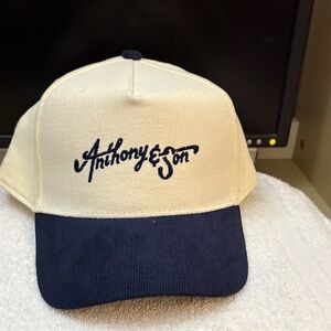 Vintage East Williamsburg Brooklyn Anthony & Sons Panini Shop Navy Men's Hat